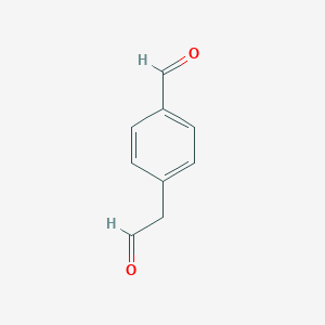 molecular formula C9H8O2 B034135 4-(2-Oxoethyl)benzaldehyde CAS No. 103790-65-4