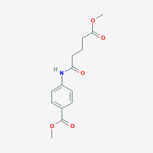 Methyl 4-[(5-methoxy-5-oxopentanoyl)amino]benzoate