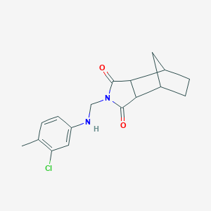 molecular formula C17H19ClN2O2 B341401 2-{[(3-chloro-4-methylphenyl)amino]methyl}hexahydro-1H-4,7-methanoisoindole-1,3(2H)-dione 
