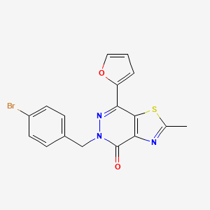 5-(4-bromobenzyl)-7-(furan-2-yl)-2-methylthiazolo[4,5-d]pyridazin-4(5H)-one