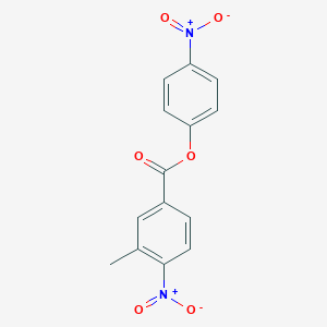 molecular formula C14H10N2O6 B341464 4-Nitrophenyl 3-methyl-4-nitrobenzoate 