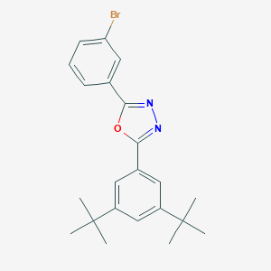 2-(3-Bromophenyl)-5-(3,5-ditert-butylphenyl)-1,3,4-oxadiazole