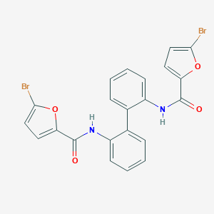 5-bromo-N-{2'-[(5-bromo-2-furoyl)amino][1,1'-biphenyl]-2-yl}-2-furamide