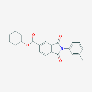 Cyclohexyl 2-(3-methylphenyl)-1,3-dioxo-5-isoindolinecarboxylate