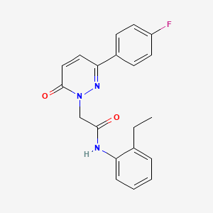 N-(2-ethylphenyl)-2-[3-(4-fluorophenyl)-6-oxopyridazin-1(6H)-yl]acetamide