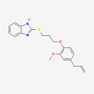 2-{[3-(4-allyl-2-methoxyphenoxy)propyl]thio}-1H-benzimidazole