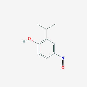 molecular formula C9H11NO2 B034151 4-Nitroso-2-propan-2-ylphenol CAS No. 107244-57-5