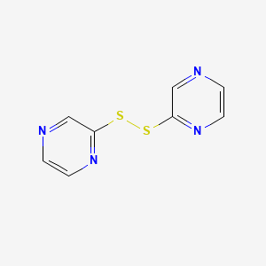 molecular formula C8H6N4S2 B3415177 2-(Pyrazin-2-yldisulfanyl)pyrazine CAS No. 98437-14-0