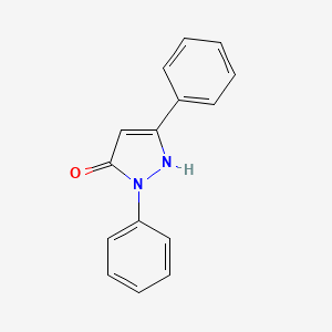 molecular formula C15H12N2O B3415226 1,3-diphenyl-1H-pyrazol-5-ol CAS No. 114138-49-7