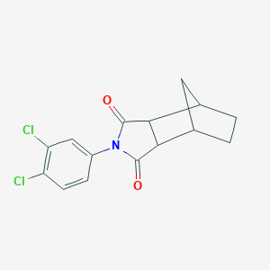 molecular formula C15H13Cl2NO2 B341524 2-(3,4-dichlorophenyl)hexahydro-1H-4,7-methanoisoindole-1,3(2H)-dione 
