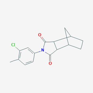 molecular formula C16H16ClNO2 B341525 2-(3-chloro-4-methylphenyl)hexahydro-1H-4,7-methanoisoindole-1,3(2H)-dione 