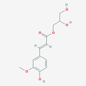 molecular formula C13H16O6 B3415250 Glyceryl ferulate CAS No. 120601-69-6