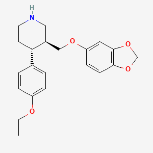 molecular formula C21H26ClNO4 B3415314 Unii-WB3xvv6C6L CAS No. 1395408-54-4