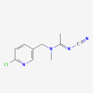molecular formula C10H11ClN4 B3415364 Acetamiprid CAS No. 160430-64-8