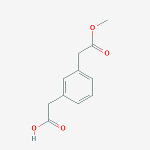 molecular formula C11H12O4 B3415386 [3-(2-Methoxy-2-oxoethyl)phenyl]acetic acid CAS No. 179178-90-6