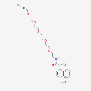 molecular formula C30H33NO6 B3415388 Pyrene-PEG5-propargyl CAS No. 1817735-33-3