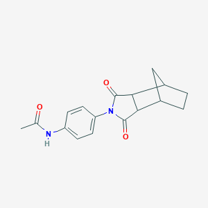 molecular formula C17H18N2O3 B341540 N-[4-(1,3-dioxooctahydro-2H-4,7-methanoisoindol-2-yl)phenyl]acetamide 
