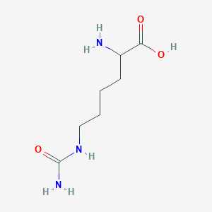molecular formula C7H15N3O3 B3415402 2-Amino-6-ureidohexanoic acid CAS No. 197236-50-3