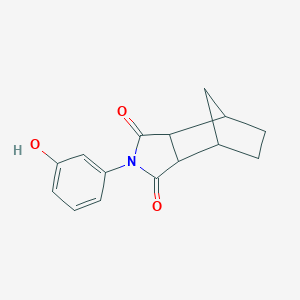 molecular formula C15H15NO3 B341541 2-(3-hydroxyphenyl)hexahydro-1H-4,7-methanoisoindole-1,3(2H)-dione 