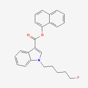 molecular formula C24H22FNO2 B3415420 萘-1-基 1-(5-氟戊基)-1h-吲哚-3-羧酸酯 CAS No. 2042201-16-9