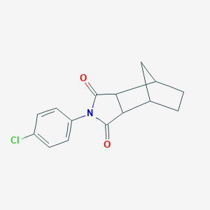 molecular formula C15H14ClNO2 B341543 2-(4-chlorophenyl)hexahydro-1H-4,7-methanoisoindole-1,3(2H)-dione 