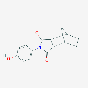 molecular formula C15H15NO3 B341548 2-(4-hydroxyphenyl)hexahydro-1H-4,7-methanoisoindole-1,3(2H)-dione 