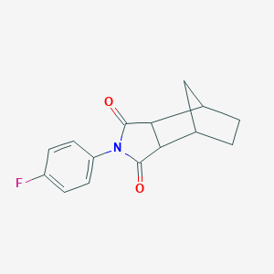 molecular formula C15H14FNO2 B341549 2-(4-fluorophenyl)hexahydro-1H-4,7-methanoisoindole-1,3(2H)-dione 