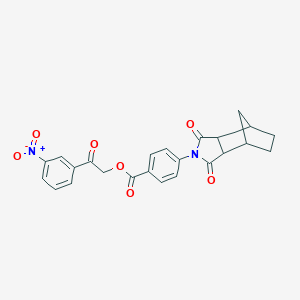 2-(3-nitrophenyl)-2-oxoethyl 4-(1,3-dioxooctahydro-2H-4,7-methanoisoindol-2-yl)benzoate