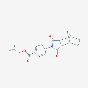 molecular formula C20H23NO4 B341555 isobutyl 4-(1,3-dioxooctahydro-2H-4,7-methanoisoindol-2-yl)benzoate 