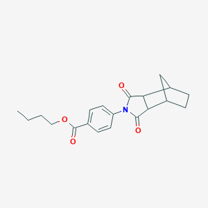 molecular formula C20H23NO4 B341556 butyl 4-(1,3-dioxooctahydro-2H-4,7-methanoisoindol-2-yl)benzoate 