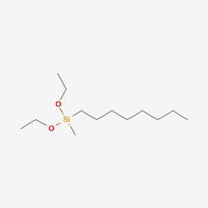 molecular formula C13H30O2Si B3415601 N-Octylmethyldiethoxysilane CAS No. 2652-38-2