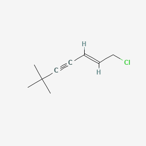 molecular formula C9H13Cl B3415633 1-氯-6,6-二甲基-2-庚烯-4-炔 CAS No. 287471-30-1