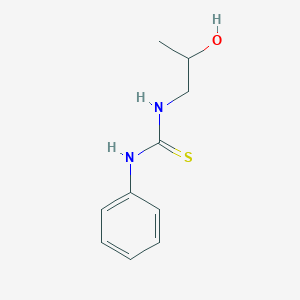 molecular formula C10H14N2OS B3415639 1-(2-Hydroxypropyl)-3-phenylthiourea CAS No. 29146-64-3
