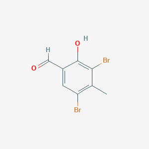 molecular formula C8H6Br2O2 B3415651 3,5-Dibromo-2-hydroxy-4-methylbenzaldehyde CAS No. 311318-65-7