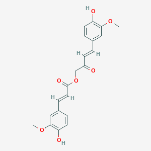 molecular formula C21H20O7 B3415711 Calebin A CAS No. 336784-82-8