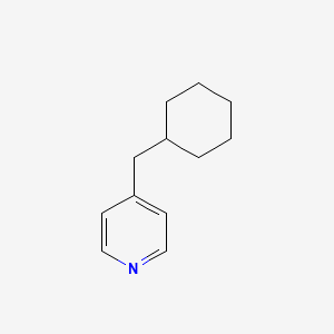 molecular formula C12H17N B3415733 4-(Cyclohexylmethyl)pyridine CAS No. 34844-98-9