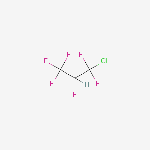 molecular formula C3HClF6 B3415753 1-Chloro-1,1,2,3,3,3-hexafluoropropane CAS No. 359-58-0