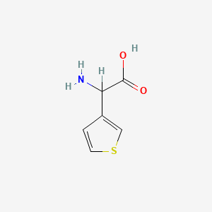 B3415795 2-Amino-2-(thiophen-3-yl)acetic acid CAS No. 38150-49-1