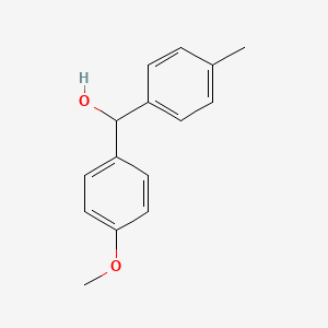 molecular formula C15H16O2 B3415808 4-Methoxy-4'-methylbenzhydrol CAS No. 383-22-2