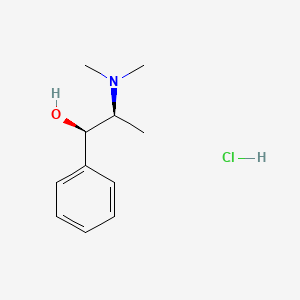 molecular formula C11H18ClNO B3415815 盐酸左甲麻黄碱 CAS No. 38455-90-2
