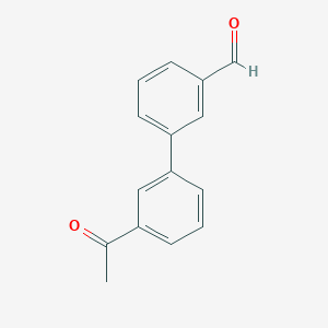 molecular formula C15H12O2 B3415844 3-(3-Acetylphenyl)benzaldehyde CAS No. 400748-76-7