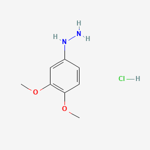 molecular formula C8H13ClN2O2 B3415845 (3,4-Dimethoxyphenyl)hydrazine hydrochloride CAS No. 40119-17-3