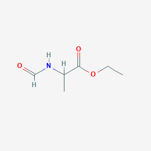molecular formula C6H11NO3 B3415878 Ethyl N-formyl-2-aminopropanoate CAS No. 4289-99-0