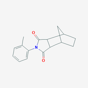 molecular formula C16H17NO2 B341591 2-(2-methylphenyl)hexahydro-1H-4,7-methanoisoindole-1,3-dione 