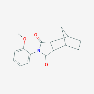 molecular formula C16H17NO3 B341592 2-(2-methoxyphenyl)hexahydro-1H-4,7-methanoisoindole-1,3-dione 