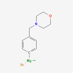 molecular formula C11H14BrMgNO B3415928 4-(4-吗啉基甲基)苯基溴化镁 CAS No. 480424-75-7