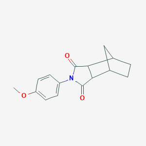 molecular formula C16H17NO3 B341593 2-(4-methoxyphenyl)hexahydro-1H-4,7-methanoisoindole-1,3(2H)-dione 