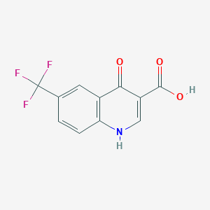 B3415950 4-Hydroxy-6-(trifluoromethyl)quinoline-3-carboxylic acid CAS No. 49713-47-5