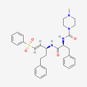 molecular formula C32H38N4O4S B3415966 K777 CAS No. 502960-90-9