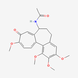 molecular formula C22H25NO6 B3416023 N-(1,2,3,10-Tetramethoxy-9-oxo-5,6,7,9-tetrahydrobenzo[a]heptalen-7-yl)acetamide CAS No. 54192-66-4